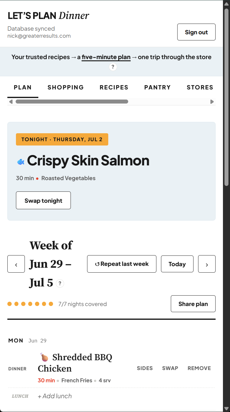 The same website rebuilt for a phone screen, not shrunk to fit